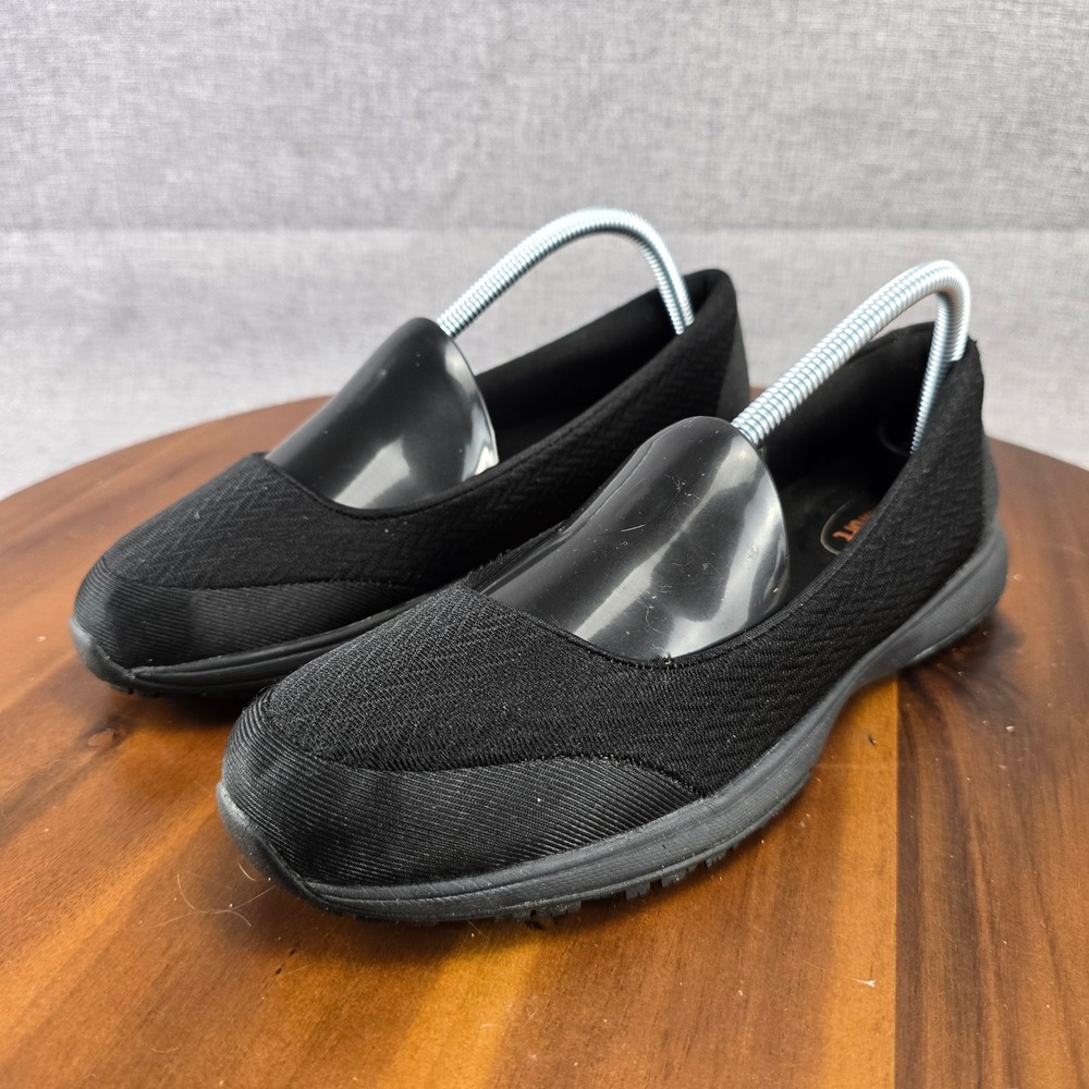 SafeTstep Comfort Black Slip Resistant Work Pumps Shoes Women's Size 9.5 - Picture 14 of 15